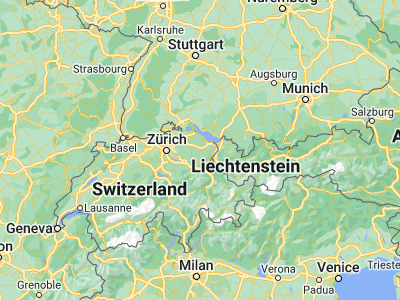 Map showing location of Herisau (47.38615, 9.27916)