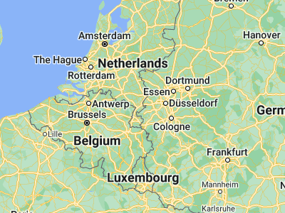 Map showing location of Herkenbosch (51.15333, 6.06389)