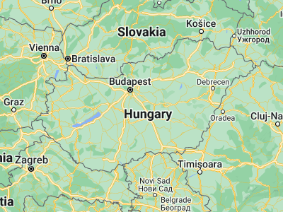 Map showing location of Hernád (47.16238, 19.43295)