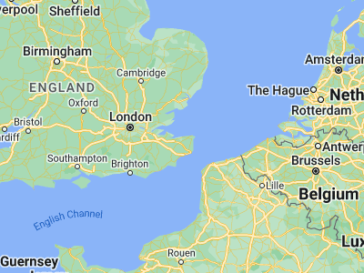Map showing location of Herne Bay (51.373, 1.12857)