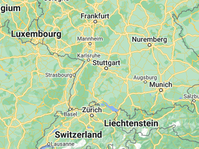 Map showing location of Herrenberg (48.59523, 8.86648)