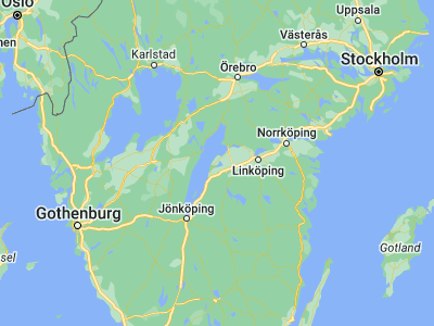 Map showing location of Herrestad (58.38333, 14.8)