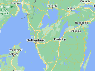 Map showing location of Herrljunga (58.07739, 13.02662)