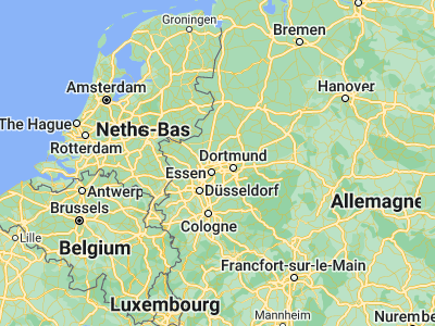 Map showing location of Herten (51.59638, 7.14387)