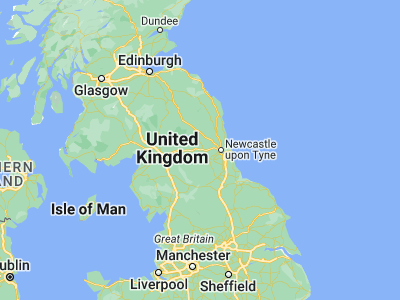 Map showing location of Hexham (54.96986, -2.104)