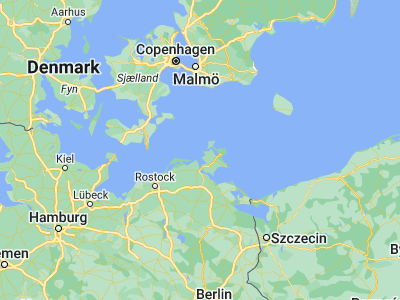 Map showing location of Hiddensee (54.56689, 13.10411)