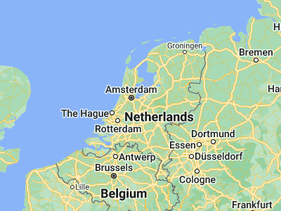 Map showing location of Hilversum (52.22333, 5.17639)
