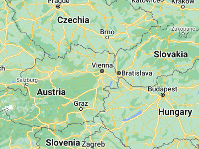 Map showing location of Hinterbrühl (48.08611, 16.24809)
