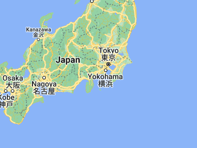Map showing location of Hiratsuka (35.32306, 139.34222)