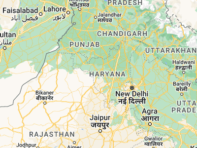Map showing location of Hisār (29.14897, 75.73676)