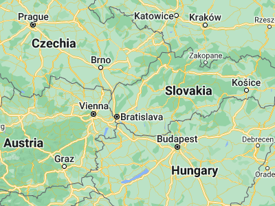 Map showing location of Hlohovec (48.43174, 17.8031)