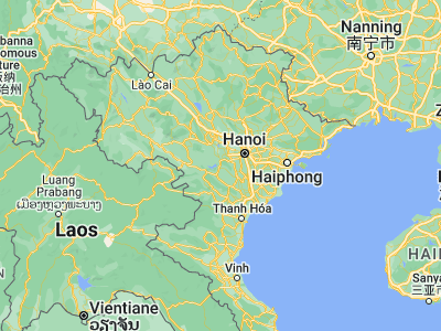 Map showing location of Hòa Bình (20.81333, 105.33833)