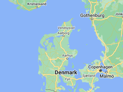 Map showing location of Hobro (56.64306, 9.79029)