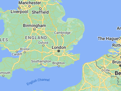 Map showing location of Hoddesdon (51.76148, -0.01144)