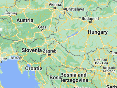 Map showing location of Hodošan (46.39528, 16.64389)
