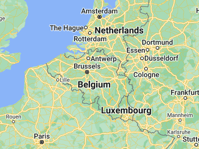 Map showing location of Hoegaarden (50.7756, 4.88952)