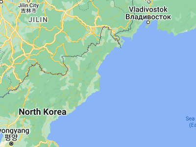 Map showing location of Hoemul-li (41.43389, 129.67)