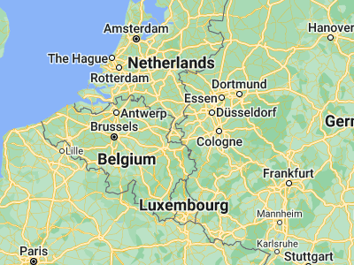 Map showing location of Hoensbroek (50.92387, 5.92528)