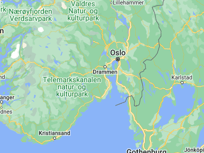 Map showing location of Hof (59.53013, 10.09032)