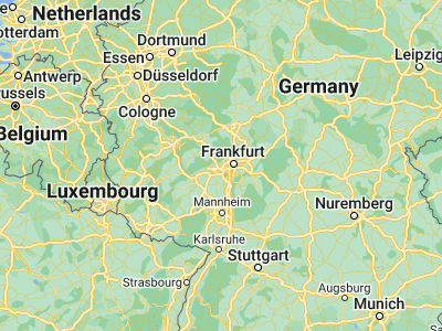 Map showing location of Hofheim am Taunus (50.09019, 8.4493)