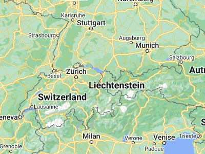 Map showing location of Hohenems (47.36667, 9.68306)