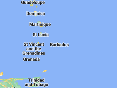 Map showing location of Holetown (13.18672, -59.63808)