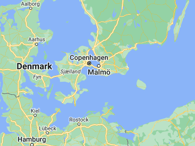 Map showing location of Höllviken (55.41667, 12.95)