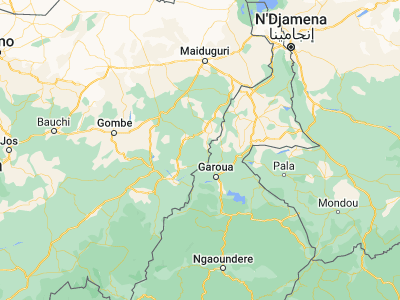 Map showing location of Holma (9.90083, 13.05667)