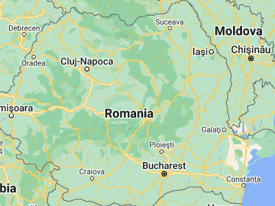 Map showing location of Homorod (46.05, 25.26667)