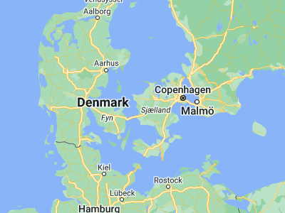 Map showing location of Høng (55.51165, 11.29032)