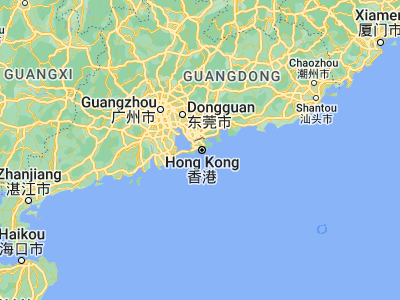 Map showing location of Hong Kong (22.28552, 114.15769)
