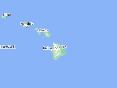 Map showing location of Honoka‘a (20.08278, -155.4725)
