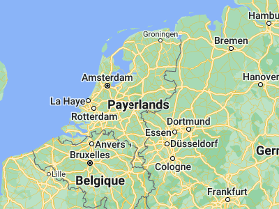Map showing location of Hoogkamp (51.9963, 5.88026)