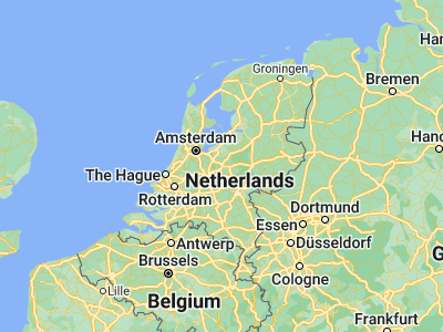 Map showing location of Hoogland (52.1825, 5.37361)