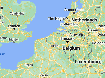 Map showing location of Hooglede (50.98333, 3.08333)