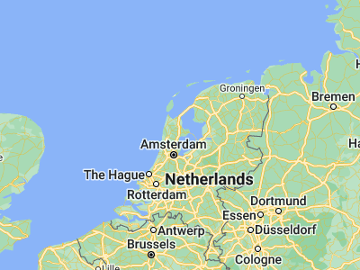 Map showing location of Hoorn (52.6425, 5.05972)