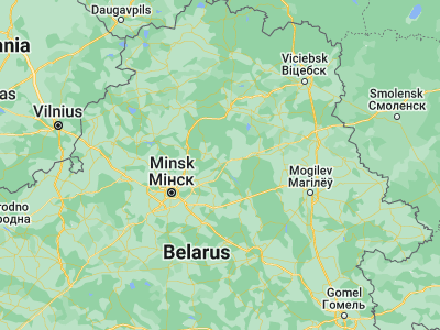 Map showing location of Horad Barysaw (54.2279, 28.505)