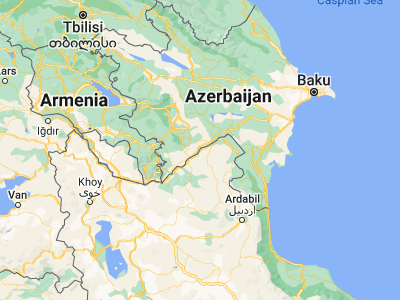 Map showing location of Horadiz (39.44877, 47.33531)