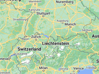 Map showing location of Hörbranz (47.55, 9.75)