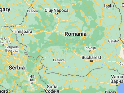 Map showing location of Horezu (45.15, 24.01667)