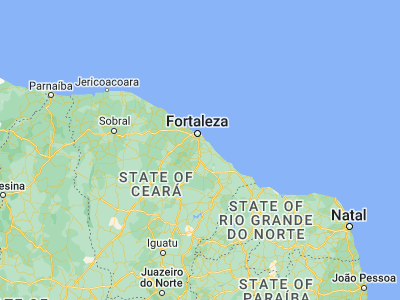Map showing location of Horizonte (-4.1, -38.48333)