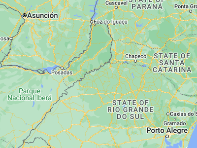 Map showing location of Horizontina (-27.62583, -54.30778)