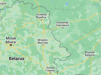 Map showing location of Horki (54.2862, 30.9863)