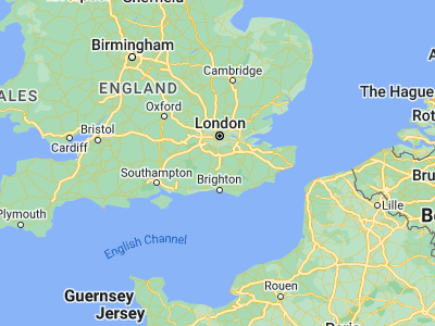 Map showing location of Horley (51.17423, -0.15919)