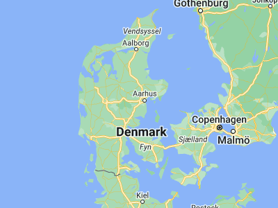Map showing location of Hørning (56.08701, 10.03716)