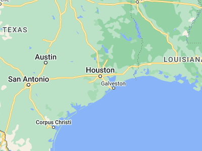 Map showing location of Houston (29.76328, -95.36327)