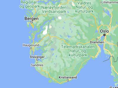 Map showing location of Hovden (59.56027, 7.35676)