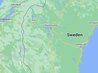 Map showing location of Hoverberg (62.81381, 14.44735)