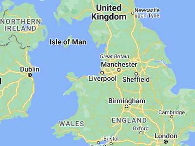 Map showing location of Hoylake (53.39046, -3.18066)