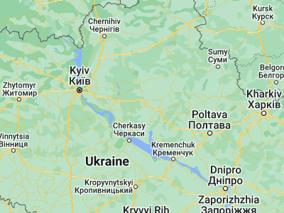 Map showing location of Hrebinka (50.11712, 32.4361)